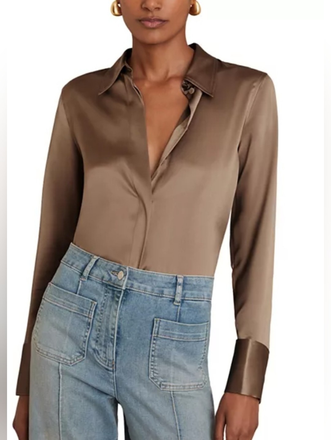 Reiss Ameira Silk Blouse
